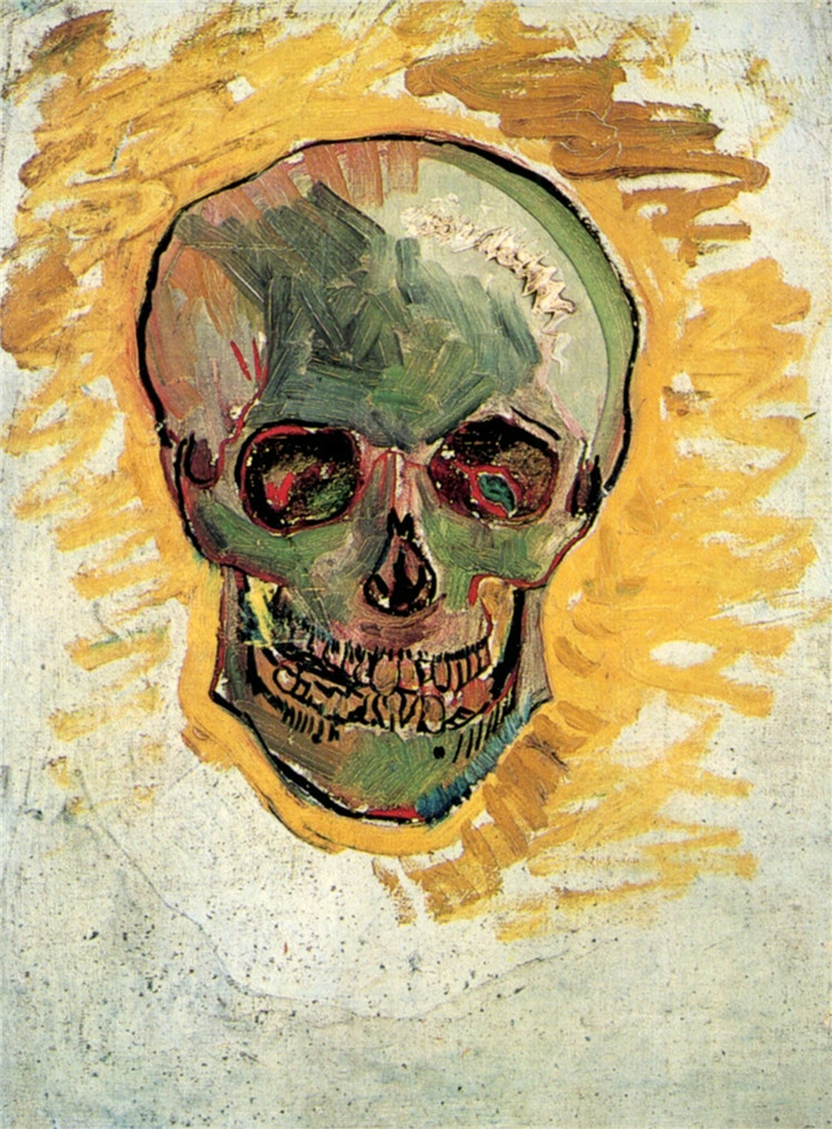 Skull 2 Vincent Willem Van Gogh Oil Painting